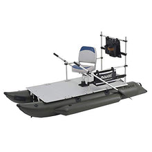 AQUOS Heavy-Duty Inflatable Pontoon Boat 10.2 ft Green