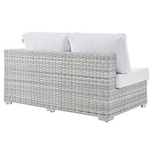 Modway EEI-4303-LGR-WHI Left-Arm Loveseat, Light Gray White, 35 x 56.5 x 25.5