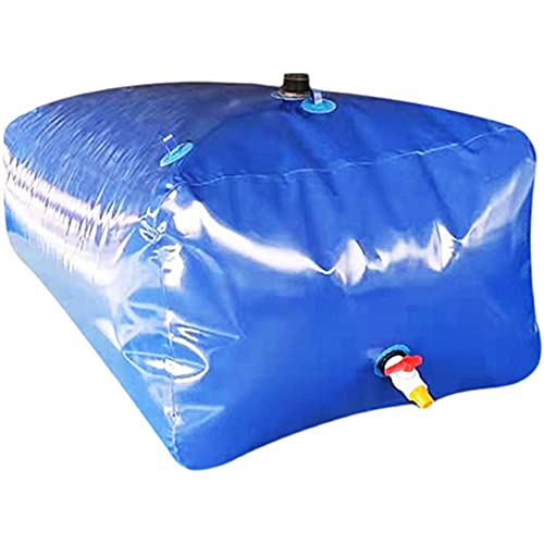 SHIJINHAO Large-Capacity Water Storage Durable Water Tank, Outdoor Water Storage Bag, Collapsible Used for Garden, Construction Site (Color : Blue, Size : 765L/1.7x0.9x0.5M)