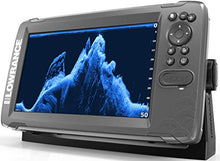 Lowrance 9-Inch Fish Finder with TripleShot Transducer and US Inland Lake Maps Gray