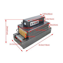 BREVELTION 220V Automatic Shrink Tunnel Packaging Machine