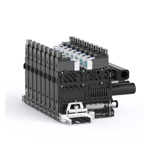 8-unit containerized vacuum generator with external silencer, no vacuum switch, high suction power, high efficiency, energy saving, and quiet operation.(SZK-12-46WR-N-D08)