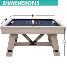 Freetime Fun Bumper Pool Table 54" Rustic Oak