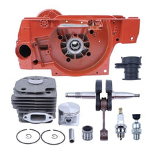 XZHBRZ Crankcase Crankshaft 50mm Cylinder Kit Fit for 362 365 371 372 Chainsaw Piston Rings Needle Bearing Spark Plug Parts