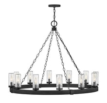 Hinkley Sawyer Large Black Outdoor Pendant Light