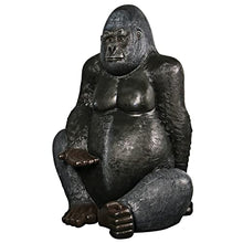 Design Toscano Grande Scale Male Silverback Gorilla Statue Full Color