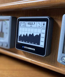 STEAMROCK Digital Barometer Barograph SB-42 V3 (Silver)