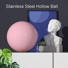 mirror finish garden ball,gazing balls, Pink Hollow Ball,Stainless Steel Decorative Ball,Hollow Round Ball,Christmas Decoration Ball for Shopping Mall Window Store (Color : Pink) ( Color : Pink , Siz
