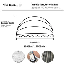 NYTFHMS DIY Retractable Awning Canopy, 90 Cm Folding Patio Umbrella, Outdoor Curved Sail Shade, Weather-Resistant Arch Awning for Home & Garden, Sunshade Door & Window Cover,E-Diameter:60cm/23.62in