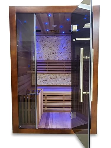HEALTH AND MED.COM Canadian Red Cedar Wood Indoor Swedish Steam Sauna Wood