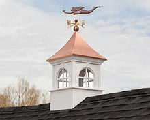 Good Directions Smithsonian Fairfax Vinyl Cupola with Copper Roof 36" x 58