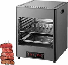 VYUJHNBG Electric Steak Grill, 1700w/3400W Electric Steak Broiler, Steak Grill Oven, Time and Temperature Adjustable,Maximum Temperature 800℃