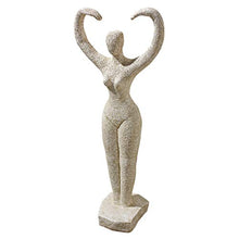 Design Toscano Neolithic Style Gaia Earth Mother Woman Indoor/Outdoor Garden Statue, 40 inches tall, Cast Stone Resin, Rough Stone Finish