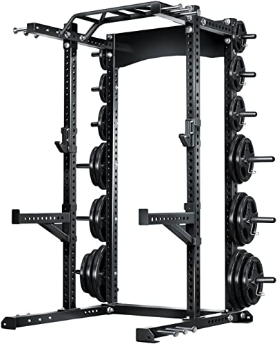 French Fitness SHR80 Single Half Rack Black