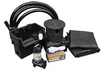 EasyPro Pond Products Pro-Series Just-A-Falls Pondless Waterfall Kit with 18" Spillway and 45 Mil EPDM Liner Black
