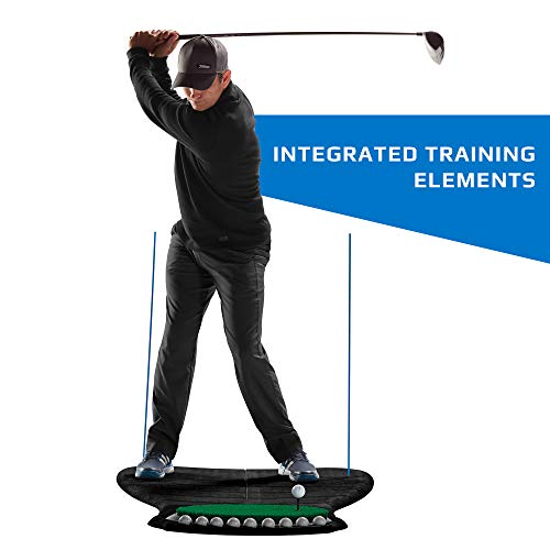 Fiberbuilt Golf 5’ x 3’ Practice Station Black