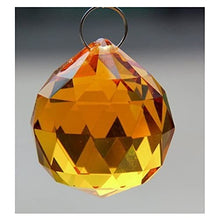 JUIYU Garden Suncatchers 102pcs/lot Crystal Chandelier ball-30mm Chandelier Crystal Ball Golden Color Crystal Curtain Pendant of Crystal Chandelier Ball Handmade Pendant Necklaces