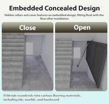 Attic Access Door/Bulkhead Doors, Embedded Cellars Exit Covers for Storage Room/Wine Cellar, Extra Large Storm Shelter Security Exit(W24xL24in(61x61cm))