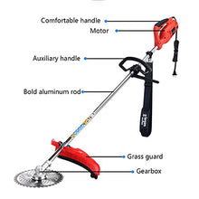 1600W Electric Lawn Mower Lawn Mower Plug-in Garden Lawn Mower Used for Crop harvesting and Weed Removal