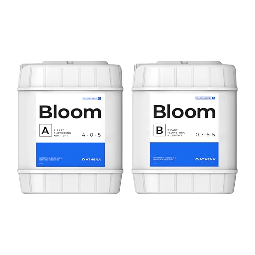 Athena Blended Bloom A&B 2 Part Flowering Fertilizer Hydro & Soil 5 Gal