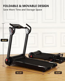 GARVEE 4.0 HP Folding Treadmill Black