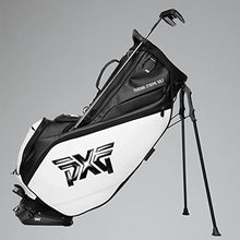 PXG 2020 Hybrid Stand Bag 8" B-UGB9-EP with 6 Compartments Opening, Multicolor (Black/White)