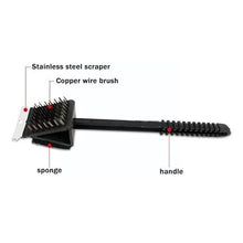 UOHLCX BBQ Grill Barbecue Kit Brush Stainless Steel Tools