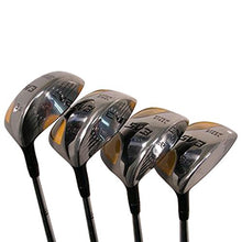 SV3 Senior Men's Yellow Square Fairway Wood Set Golf Clubs Black Grips