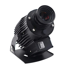 LED GOBO Logo Projector Light IP65 Waterproof with 1 Free Custom Rotating Glass Gobos for Indoor/Outdoor Use Company Store Wedding Event Advertising (1 Color, 60W)