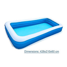 Swimming Pool Outdoor Large Inflatable Swimming Pool Adult Air Cushion Game Cente Garden Backyard Water Party 428x210x60 Cm Backyard Water Party