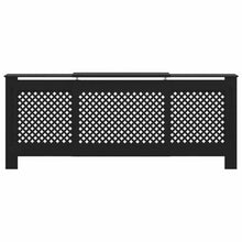 HGLADYU MDF Radiator Cover Black 80.7 in