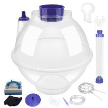 nLn Hope Balloon Stuffer Machine Kit with Flower Tube Set Purple Transparent