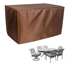HUHJYUGE Table and Chair Covers Windproof Dust-Proof 96" L x 96" W x 12" H, All Weather Cover for Outdoor Furniture Set, Patio Furniture Covers Waterproof, Table and Chair Covers Set