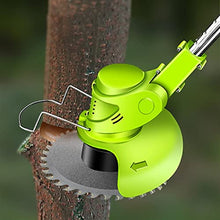 Lawn Mowers Small Lawn Mower Household Electric Multifunctional Lawn Mower Lithium Battery Long-Lasting Garden Lawn Trimmer Convenient Lawn Mower (Green Battery*1) (Green Battery*2)