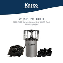 Kasco 3/4HP Surface Aerator, 240V, 400ft Power Cord (Float Not Included)