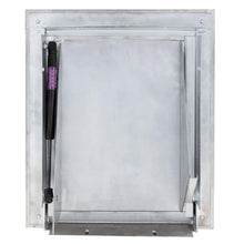 Universal Stainless Steel Trash Chute Door - ADA Compliant, 24"(W) X 24"(H) by Oswald Supply