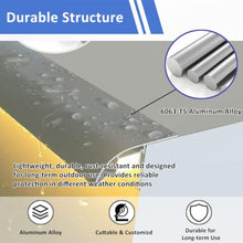 ERRULAN Drip Edge Water Diverter with Hidden LED Channel