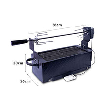 Electric Rotisserie Automatic Barbecue Outdoor Large Roaster Grill Roast Leg of Lamb Stove Grill Stainless Steel Barbecue Grill for Outdoor Picnic Camping
