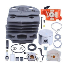 BMPWANGL 46mm Cylinder Piston Fit for 55 51 W Starter Carburetor Tune Up Kit Replacement Garden Tool Parts