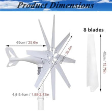 16000W/20000W Wind Turbine Generator Kit with 8 Blades 2.0m/s Start-up