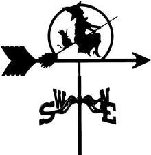 Weather Vane Metal Weathervane Weathervane Iron Weather Vane with Animal Silhouette Roof Mount Wind Direction Indicator Tool Outdoor Farm Scene Garden Stake Weather Vane Measuring Tool