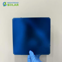 Mcrystalline Solar Cell Non-Metallization Precursers Before-Screen Printing M10 G12 G12R TOPCon Blue Cell Wafer 300 pcs (300pcs, 210 * 182mm)