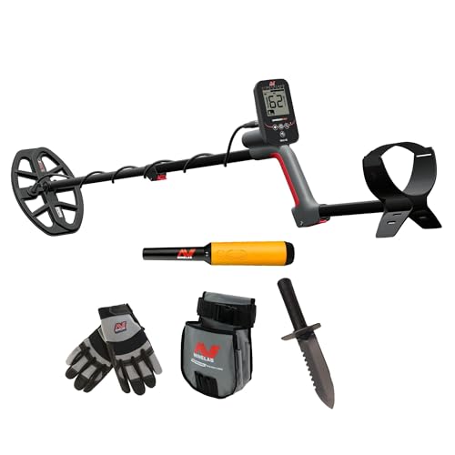 MINELAB Vanquish 360 Bundle, Includes Metal Detector, PRO-FIND 35 Pinpointer, Digging Tool, Finds Pouch, and Gloves