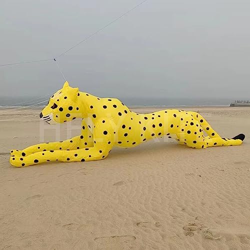 Yingfeida HFLY Inflatable 10m Large Leopard Kite Yellow