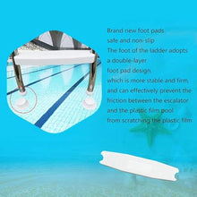 Wrobelax 304 Stainless Steel Pool Ladder - Deluxe Outdoor Above Ground Swimming Pool Ladder with 4 Steps, Max Load 500 Lb, Double-Sided Anti Slip Design