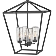 Hinkley Alford Place 12v Outdoor Chandelier Museum Black