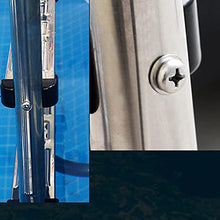 Swimming Pool Escalator Embedded Stainless Steel hot Spring Climbing Ladder with 3 Anti-Skid Pedals Strong Load-Bearing/Anti-Corrosion and Anti-Rust/Silver / 50cm (Silver 50cm)