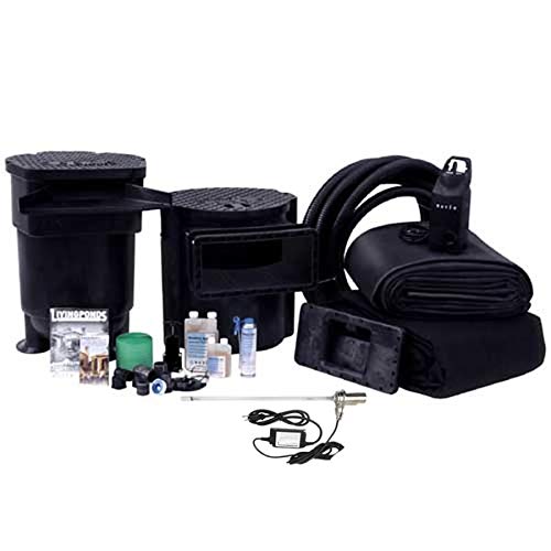 Savio Complete Pond Package 1500 Gallon with 26-Watt Uvinex System Black