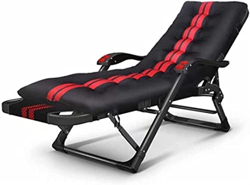 Recliner Folding Recliner Household Garden Chair Multifunctional Office backrest Beach Portable Weightless Recliner can be Adjusted Freely (Color : 1) (2)