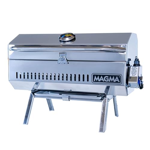 Magma A10-918-3 Stainelss Steel Marine Kettle Anacapa Gas Grill (9" x 18")